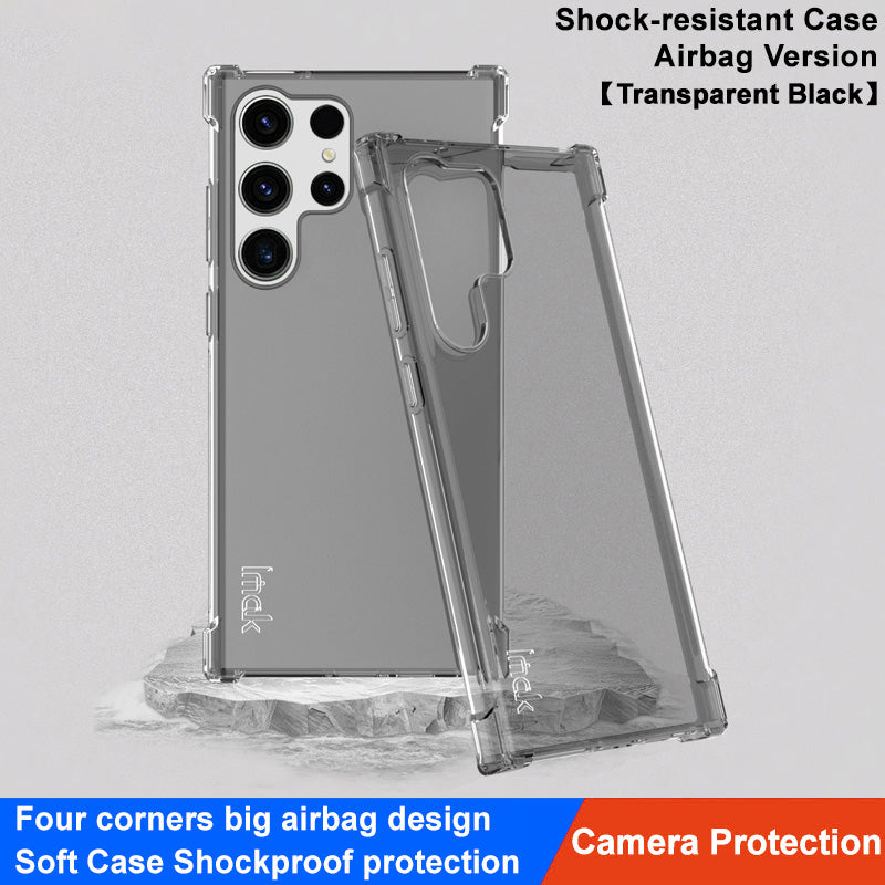 Kryt na telefon IMAK pro Samsung Galaxy S23 Ultra Průhledné TPU pouzdro s airbagem se čtyřmi rohy Kryt na telefon IMAK pro Samsung Galaxy S23 Ultra Průhledné TPU pouzdro s airbagem se čtyřmi rohy